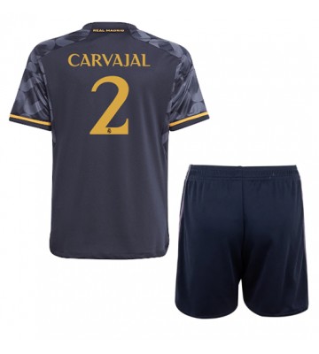 Maillot de foot Real Madrid Daniel Carvajal #2 Extérieur enfant 2023-24 Manches Courte (+ pantalon court)